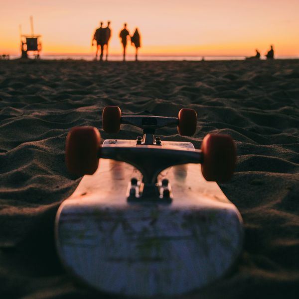 Skateboard at Sunset jigsaw puzzle