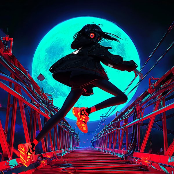 Neon Runner jigsaw puzzle