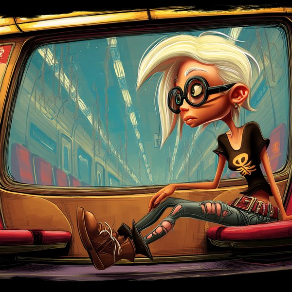 Stylish Cartoon Character jigsaw puzzle