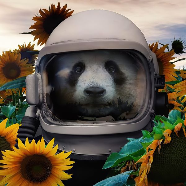 Panda Astronaut jigsaw puzzle
